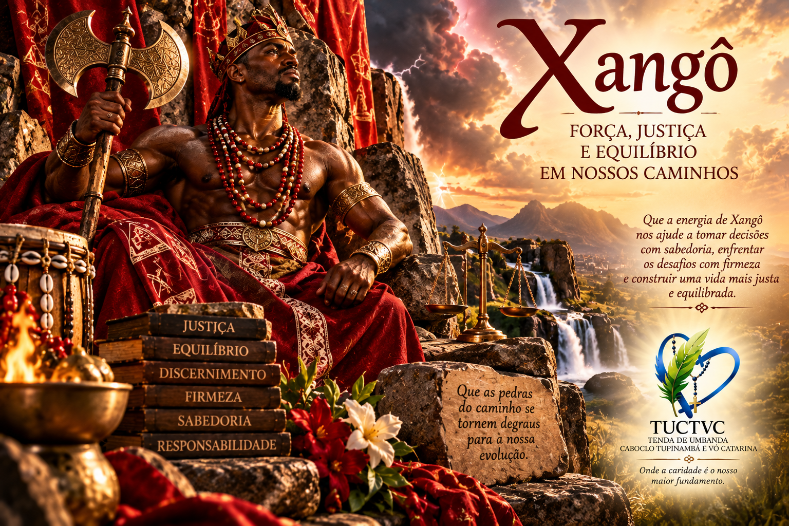 XANGÔ - A FORÇA PARA COLOCAR NOSSA VIDA EM EQUILÍBRIO