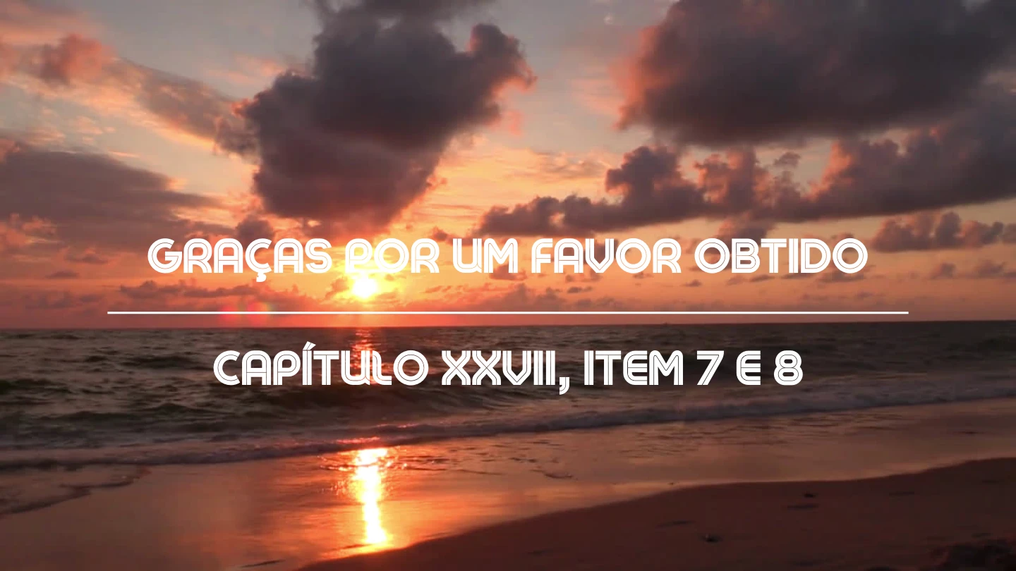 Graças Por Um Favor Obtido